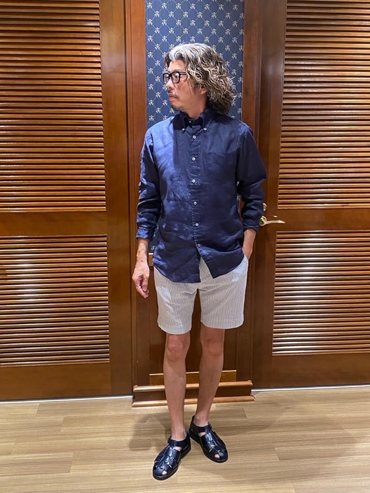 新品M ブルックスブラザーズ アイリッシュ リネン ギンガム 開襟 半袖シャツ BROOKS BROTHERS｜ブルックス ブラザーズのシャツ/ブラウス